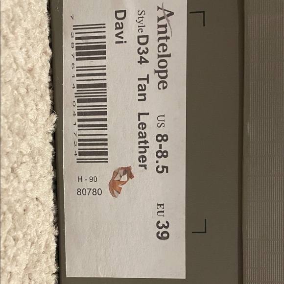 Antelope Davi Leather Wedge Sandals - Tan sz39 or 8-8.5 - Picture 8 of 8